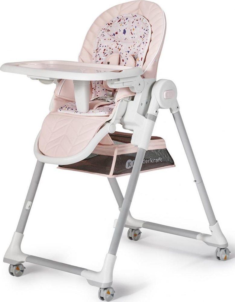 KINDERKRAFT aukšta maitinimo kėdė LASTREE, rožinė, KHLAST00PNK0000