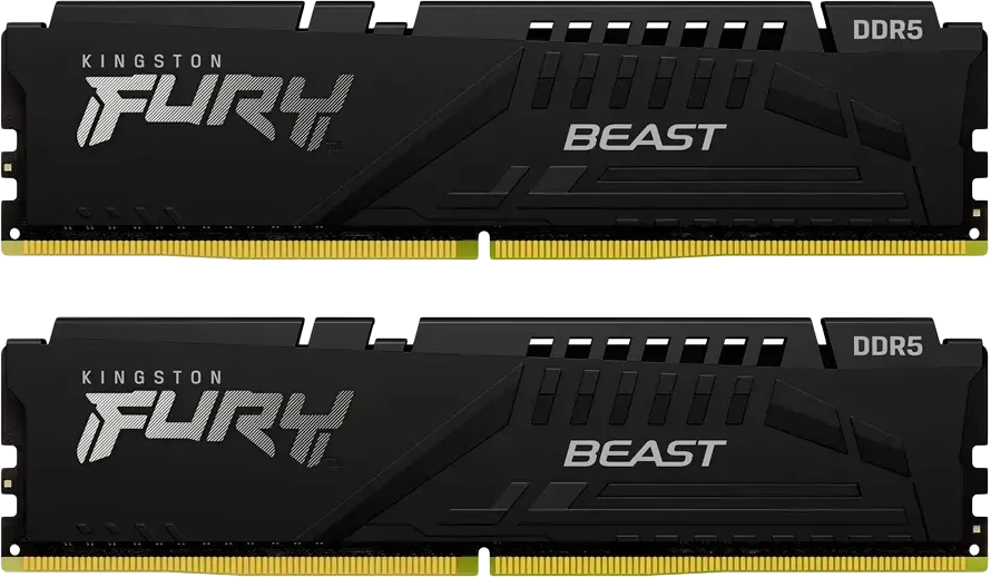 RAM „Kingston“ 32 GB 6800 MT/s DDR5 CL34 DIMM atmintis (2 vnt. rinkinys) „FURY Beast Juodas EXPO“