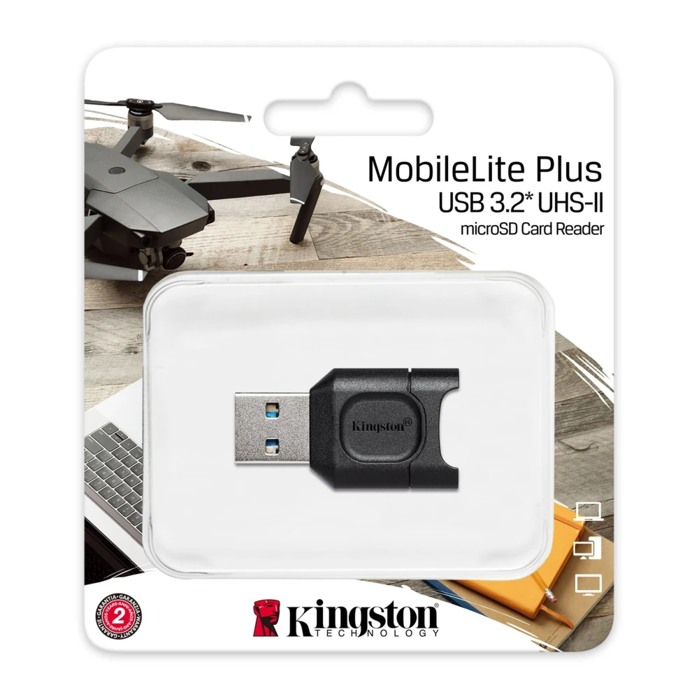 KINGSTON MobileLite Plus USB 3.1 Micro SDHC/SDXC UHS-II kortelių skaitytuvas