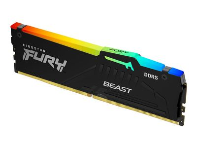 RAM KINGSTON 32GB 5200MT/S DDR5 CL40 DIMM FURY BEAST RGB