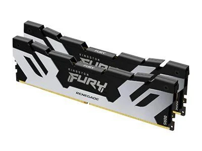 RAM KINGSTON 32GB 6400MT/s DDR5 CL32 DIMM rinkinys iš 2 FURY Renegade Sidabrinis