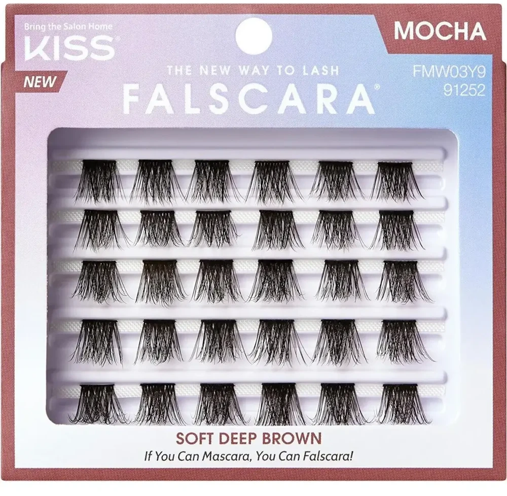 KISS Falscara Multi Wisps (Mocha) 24 vnt.