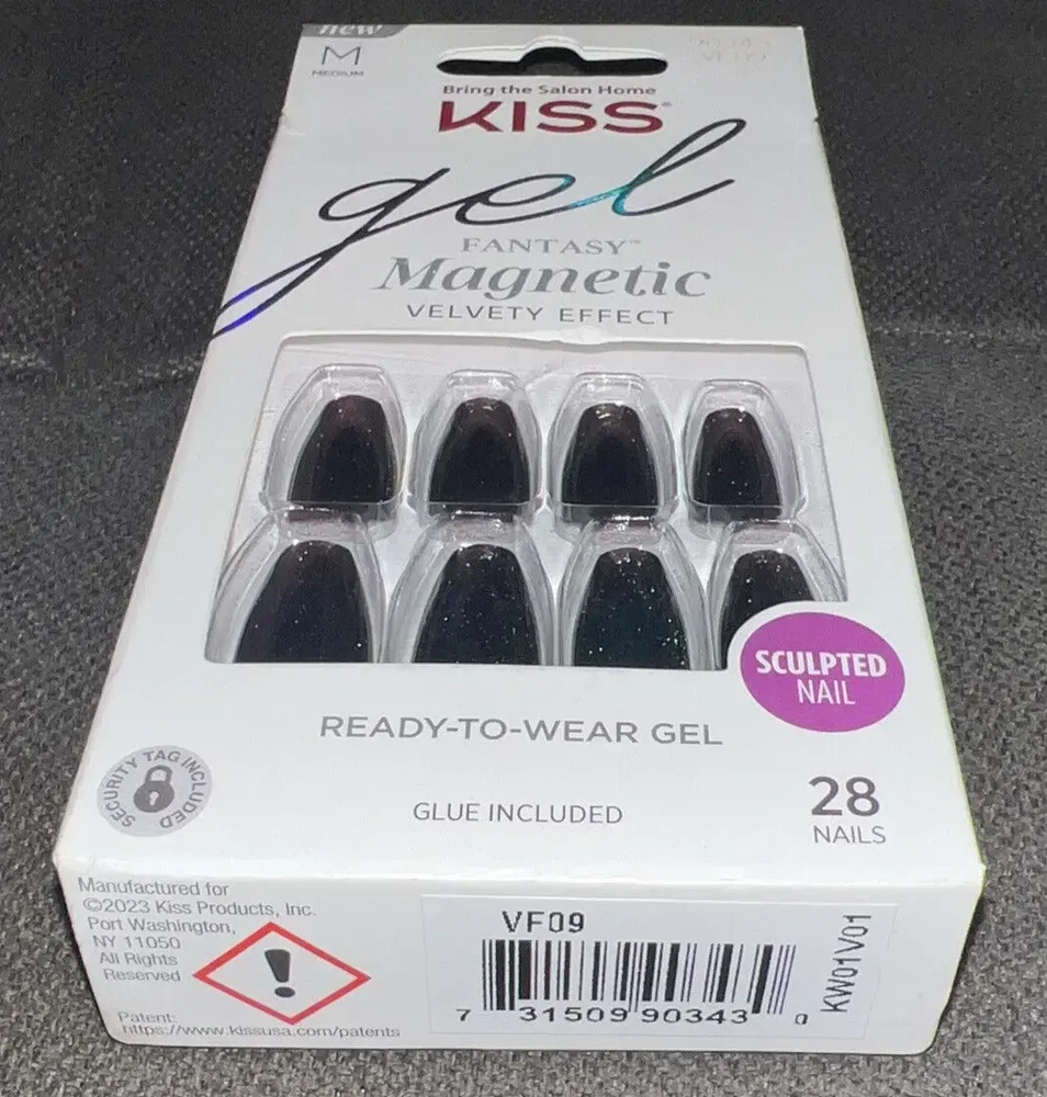 KISS Geliniai nagai Gel Fantasy Magnetic (Chameleonas) 28 vnt.