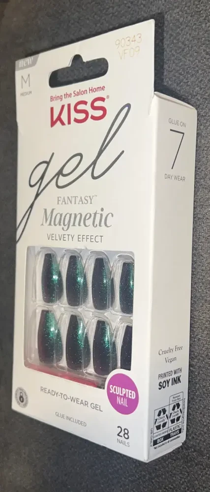 KISS Geliniai nagai Gel Fantasy Magnetic (Chameleonas) 28 vnt.