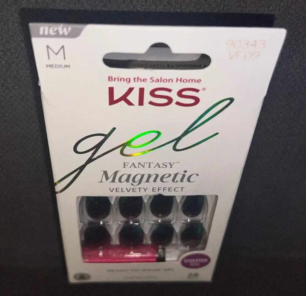 KISS Geliniai nagai Gel Fantasy Magnetic (Chameleonas) 28 vnt.
