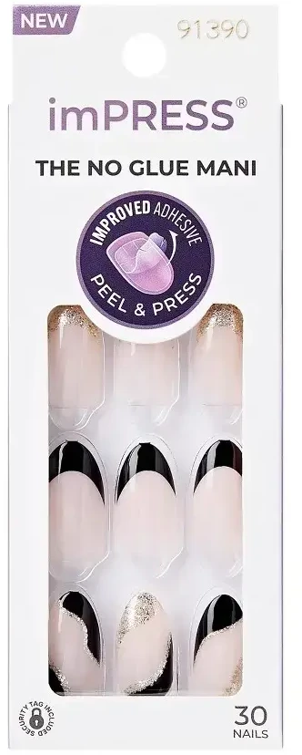 KISS Lipnūs nagai imPRESS Nails (Illusion) 30 vnt.