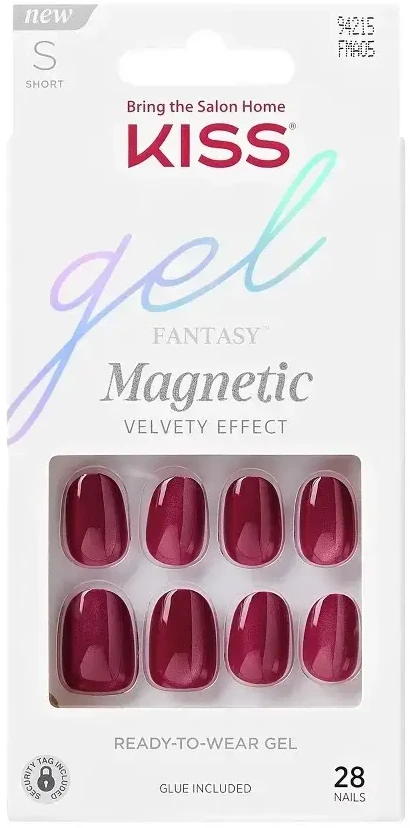 KISS Geliniai nagai Gel Fantasy Magnetic (Nuostabus komplektas) 28 vnt.