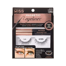 KISS MAGNETIC magnetinės dirbtinės blakstienos ir magnetinė akių kontūro plunksnelė