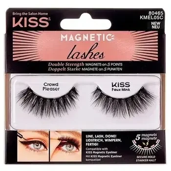 KISS Magnetinės blakstienos 01 Charm (Dvigubo stiprumo magnetinės blakstienos)