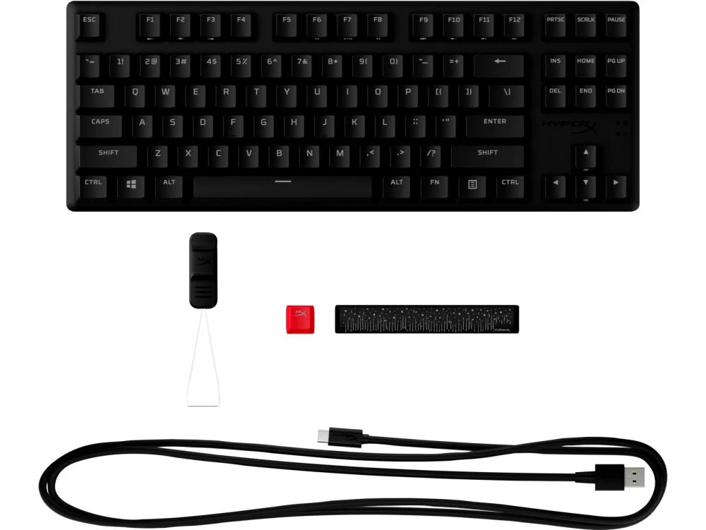 HyperX Alloy Origins Core PBT HX Mėlyna - mechaninė žaidimų klaviatūra
