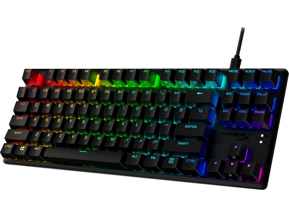HyperX Alloy Origins Core PBT HX Mėlyna - mechaninė žaidimų klaviatūra