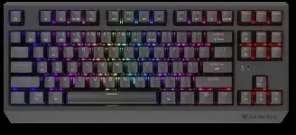 Genesis | THOR 230 | Mechaninė klaviatūra žaidimams | Wireless | US | Outemu Silent Lemon | Juodas