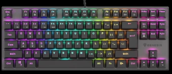 Genesis | THOR 303 TKL | Klaviatūra žaidimams | su laidu | Mechaninė | RGB LED pašvietimas | US | Replaceable "HOT SWAP" Switches