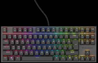 Genesis THOR 303 | Mechaninė klaviatūra žaidimams | su laidu | US | Juodas | USB Type-A | Outemu Brown