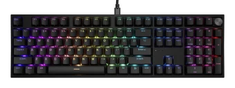 Klaviatūra žaidimams Genesis Thor 404 TKL Outemu Silent Peach su laidu mechaninė su pašvietimu juoda