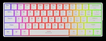 Genesis Klaviatūra žaidimams Thor 660 G2 Gateron Brown belaidė mechaninė su pašvietimu balta