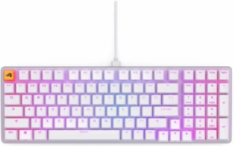 Klaviatūra Glorious PC GMMK 2 Glorious Fox Linear EN, balta