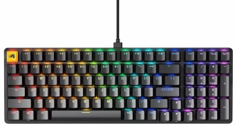 Glorious PC Gaming Race GMMK 2 viso dydžio klaviatūra | Hot-swap, Fox Switches, US, juoda