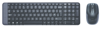 Belaidis klaviatūros ir pelės rinkinys Logitech MK220, US išdėstymas
