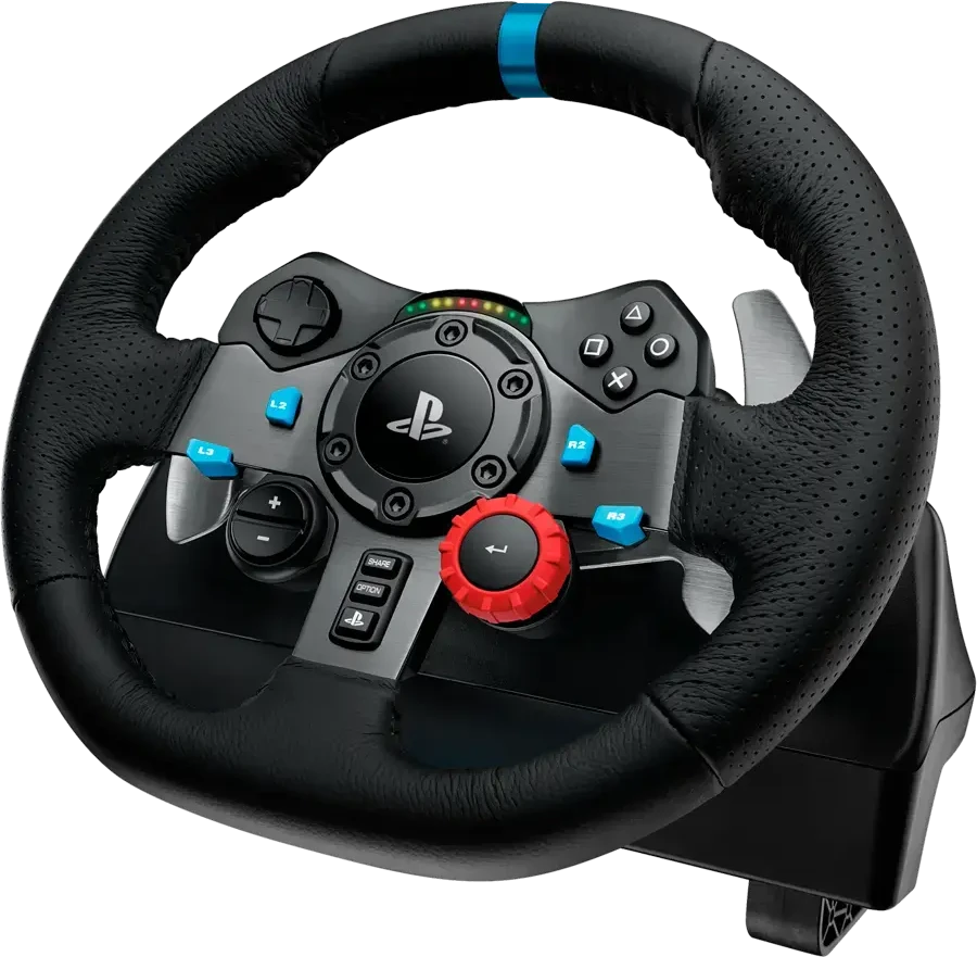 Klaviatūra LOGITECH G29 Driving Force lenktyninis vairas, skirtas PlayStation 5 ir PlayStation 4 - juodas - USB - PLUGCG - WWi-9006 - vairas