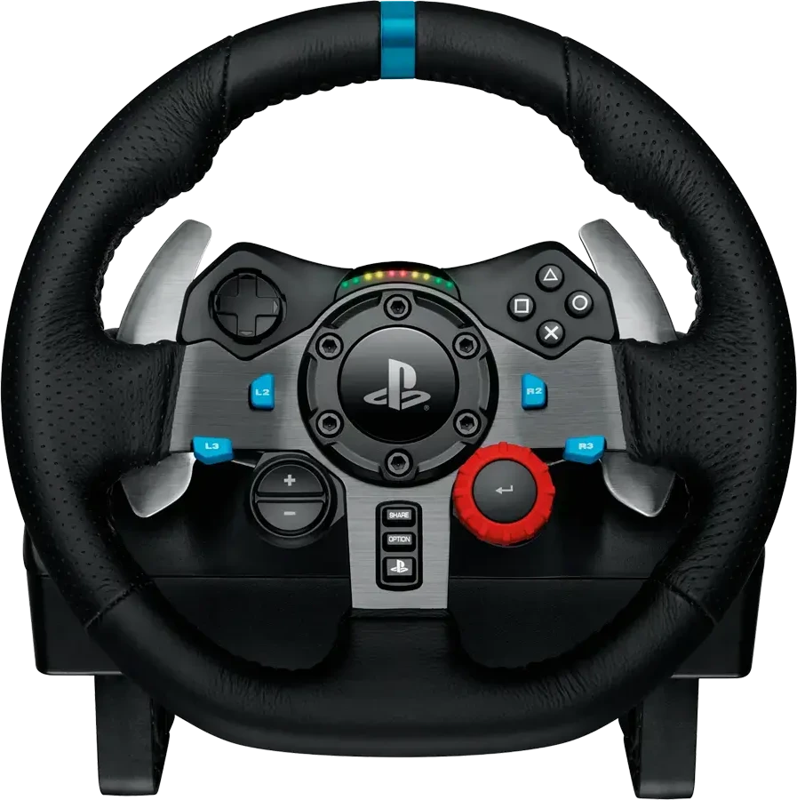 Klaviatūra LOGITECH G29 Driving Force lenktyninis vairas, skirtas PlayStation 5 ir PlayStation 4 - juodas - USB - PLUGCG - WWi-9006 - vairas