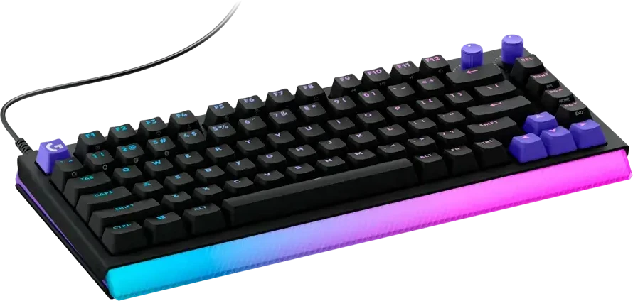 Klaviatūra žaidimams Logitech G512 X 75 przewodowa magnetyczno-mechaniczna podświetlana juoda