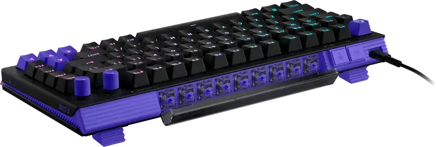 Klaviatūra žaidimams Logitech G512 X 75 przewodowa magnetyczno-mechaniczna podświetlana juoda
