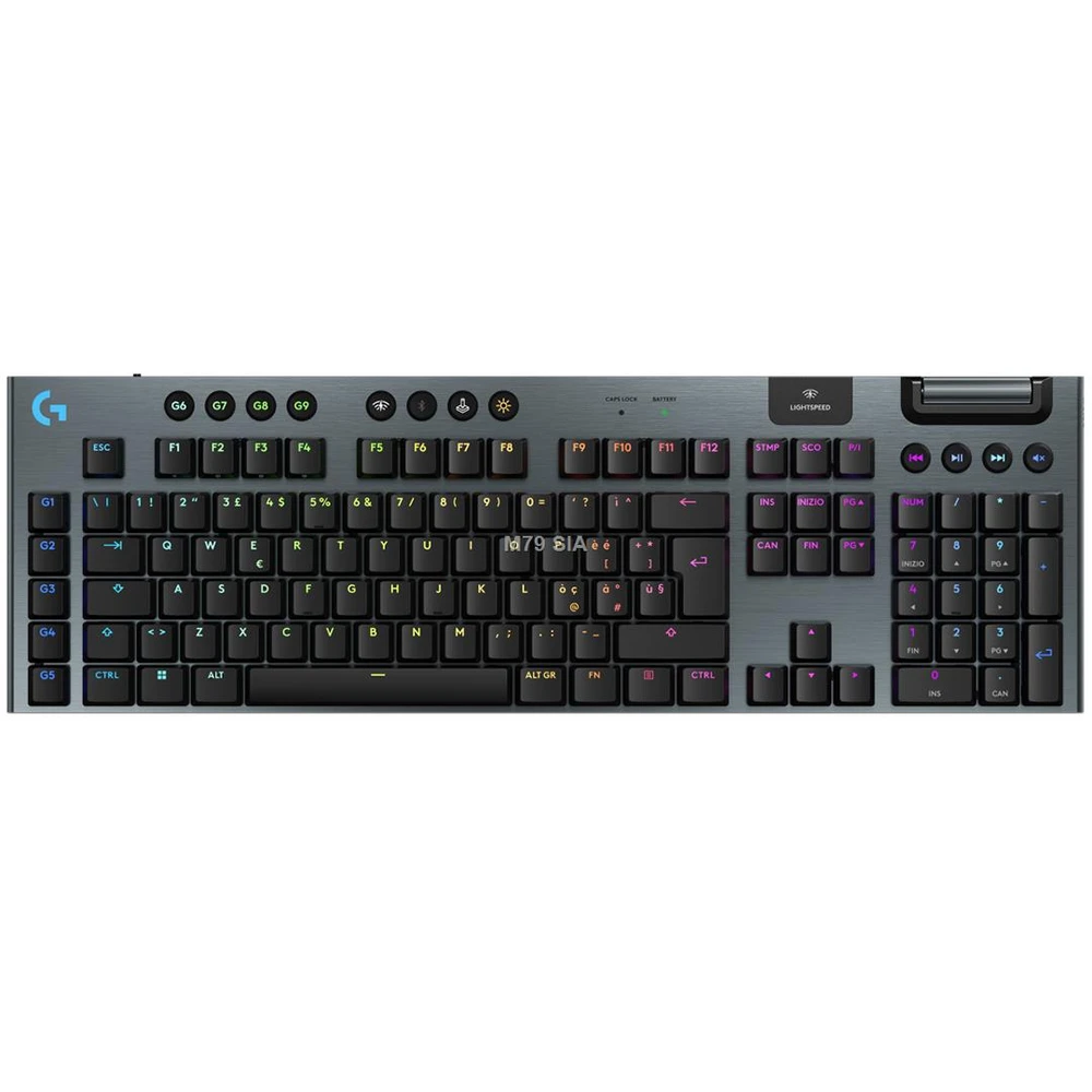 Klaviatūra žaidimams Logitech G915 X Tactile Logitech GL (sprężynujące) belaidė mechaninė su pašvietimu juoda