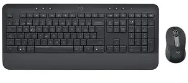 Klaviatūra Logitech Klaviatūros ir pelės rinkinys MK650 – JAV QWERTY – grafitas