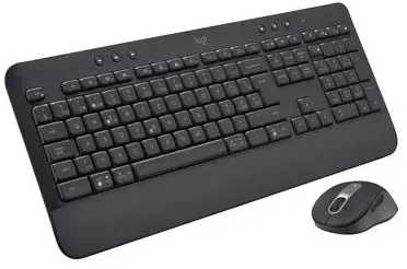 Klaviatūra Logitech Klaviatūros ir pelės rinkinys MK650 – JAV QWERTY – grafitas