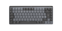 „Logitech MX Compact“ mechaninė belaidė klaviatūra su apšvietimu – Šiaurės šalių klaviatūra su „Clicky Switch“.