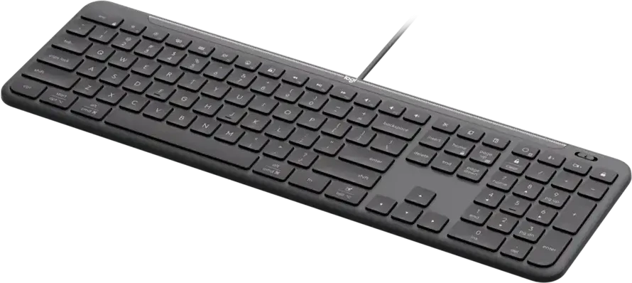 Klaviatūra LOGITECH su laidu KB K620 verslui - GRAPHITE - PAN - USB - NORDIC-613 - USB-C K620B