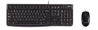 Laidinis klaviatūros ir pelės komplektas Logitech MK120, International išdėstymas
