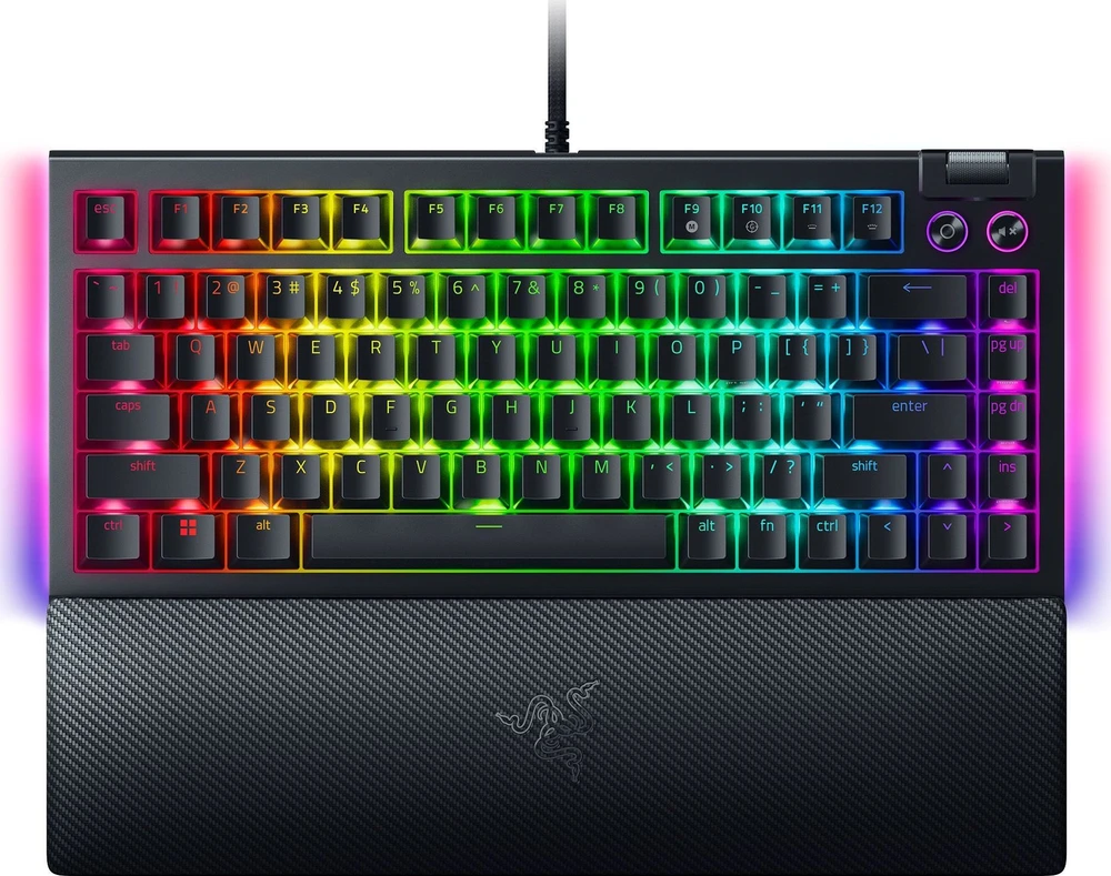 Razer | BlackWidow V4 75% | Mechaninė klaviatūra žaidimams | su laidu | US | Juodas