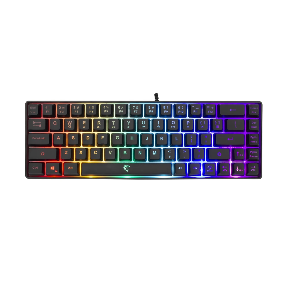 White Shark Klaviatūra Baltas Shark RONIN juoda