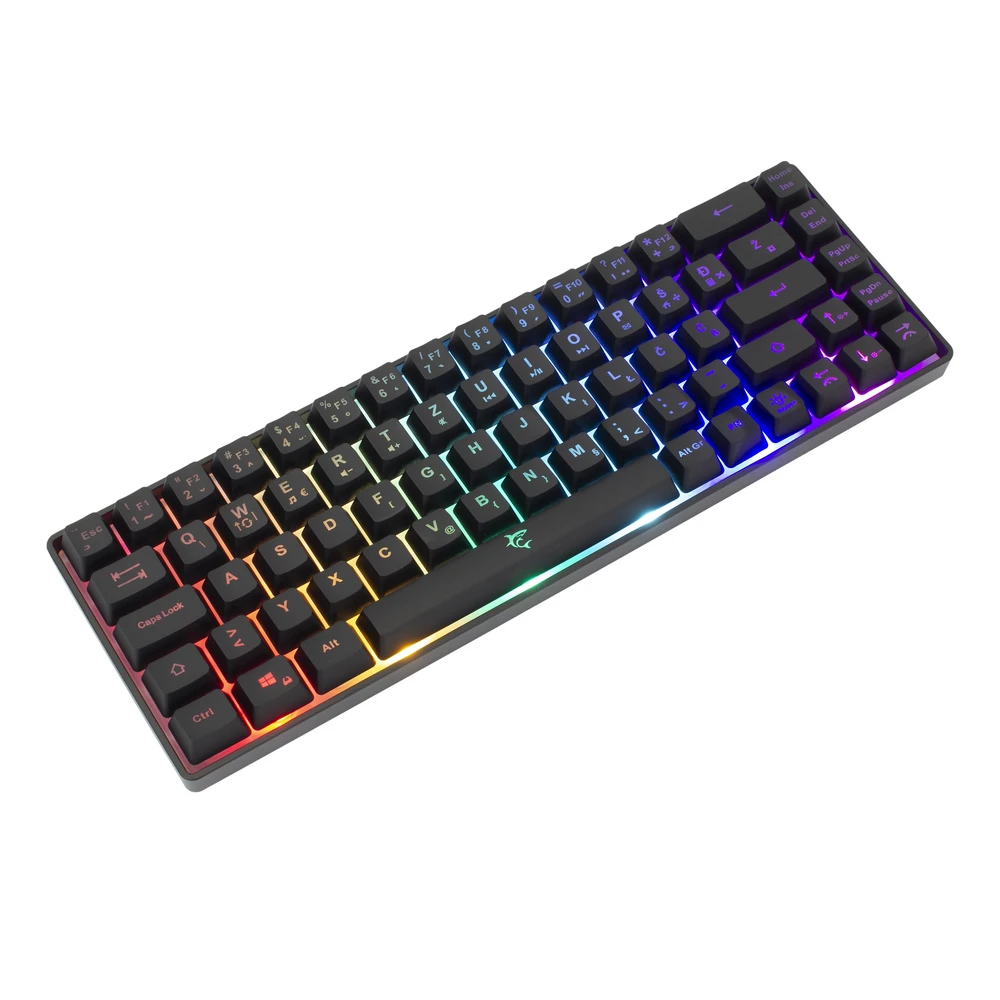 White Shark Klaviatūra Baltas Shark RONIN juoda