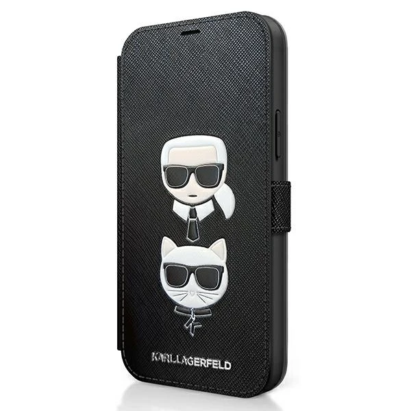 Dėklas Karl Lagerfeld KLFLBKP12LSAKICKCBK skirtas iPhone 12 Pro Max 6,7, juoda