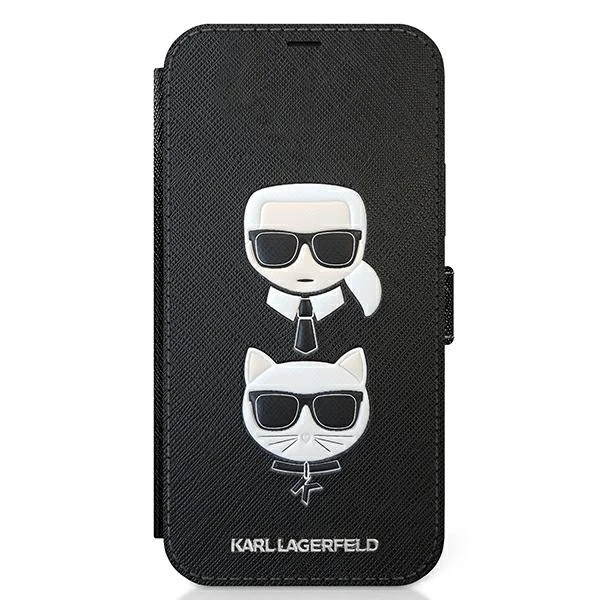 Dėklas Karl Lagerfeld KLFLBKP12LSAKICKCBK skirtas iPhone 12 Pro Max 6,7, juoda