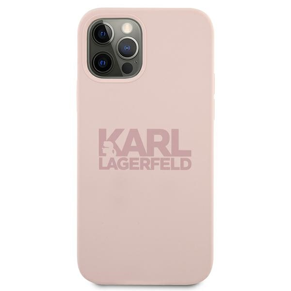 Karl Lagerfeld SuperDry Snap Apple iPhone 12 mini skaidrus Dėklassrebrny/sidabrinis 42590