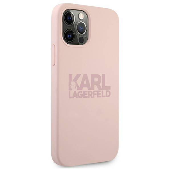 Karl Lagerfeld SuperDry Snap Apple iPhone 12 mini skaidrus Dėklassrebrny/sidabrinis 42590