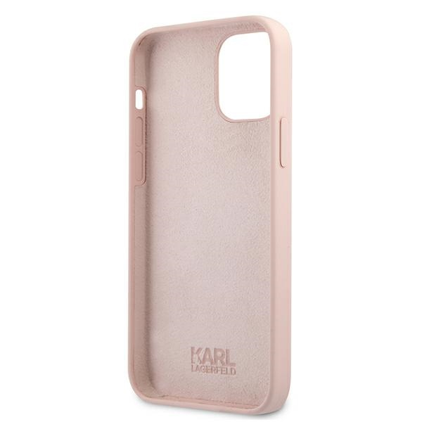 Karl Lagerfeld SuperDry Snap Apple iPhone 12 mini skaidrus Dėklassrebrny/sidabrinis 42590