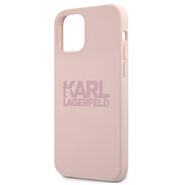 Karl Lagerfeld SuperDry Snap Apple iPhone 12 mini skaidrus Dėklassrebrny/sidabrinis 42590