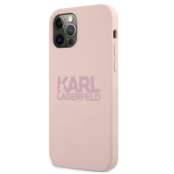 Karl Lagerfeld SuperDry Snap Apple iPhone 12 mini skaidrus Dėklassrebrny/sidabrinis 42590