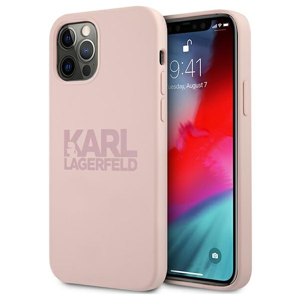 Karl Lagerfeld SuperDry Snap Apple iPhone 12 mini skaidrus Dėklassrebrny/sidabrinis 42590