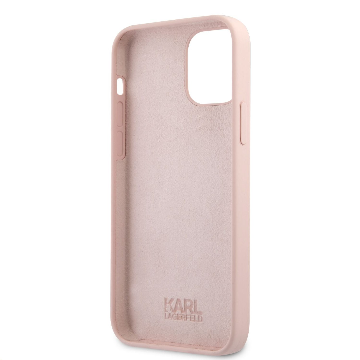 Karl Lagerfeld SuperDry Snap Apple iPhone 12 mini skaidrus Dėklassrebrny/sidabrinis 42590