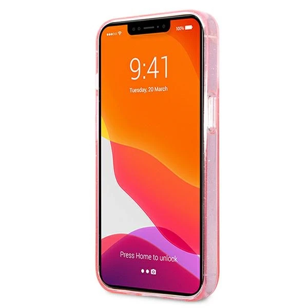 Dėklas Karl Lagerfeld KLHCP13LKHTUGLP, skirtas iPhone 13 Pro / 13, rožinis