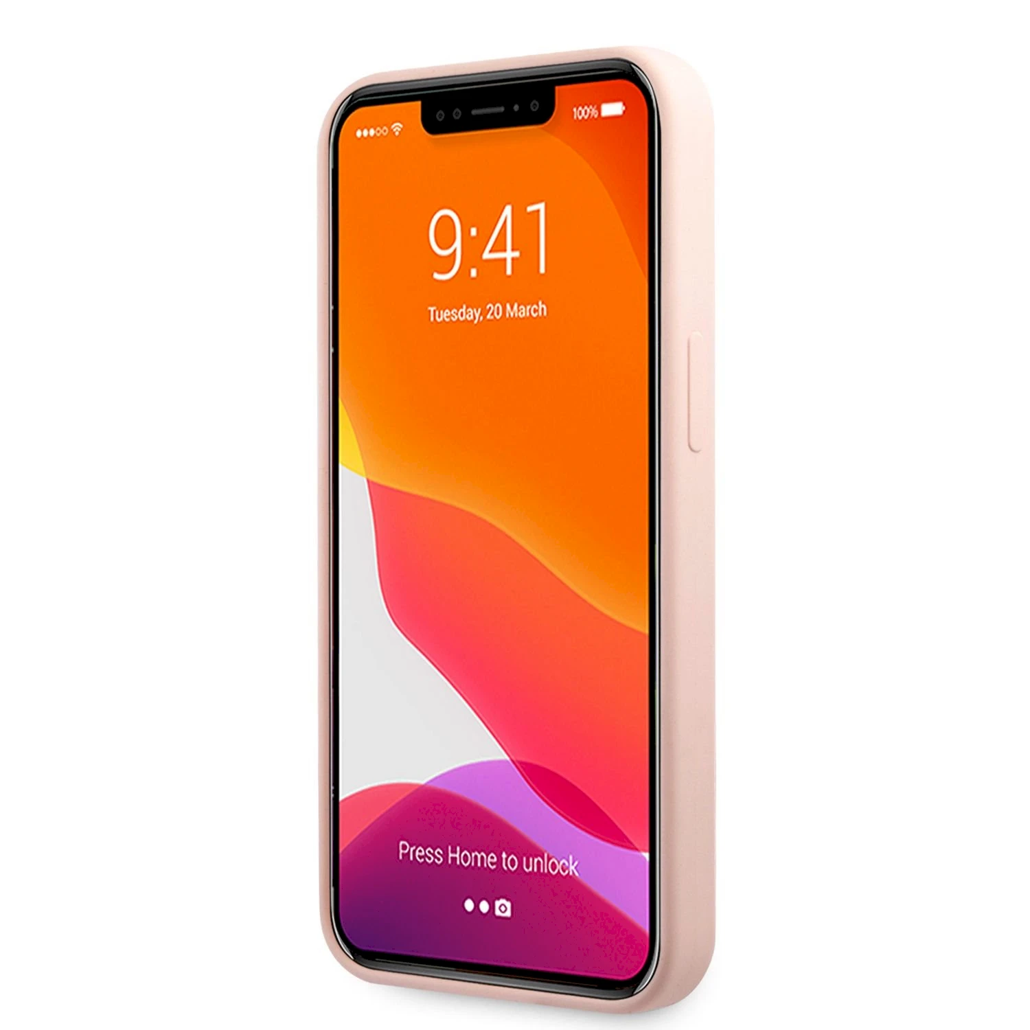 Karl Lagerfeld KLHCP13LSLKHLP Apple iPhone 13 Pro / 13 6,1″ light rožinės spalvos kietas dėklas Silicone Karl`s