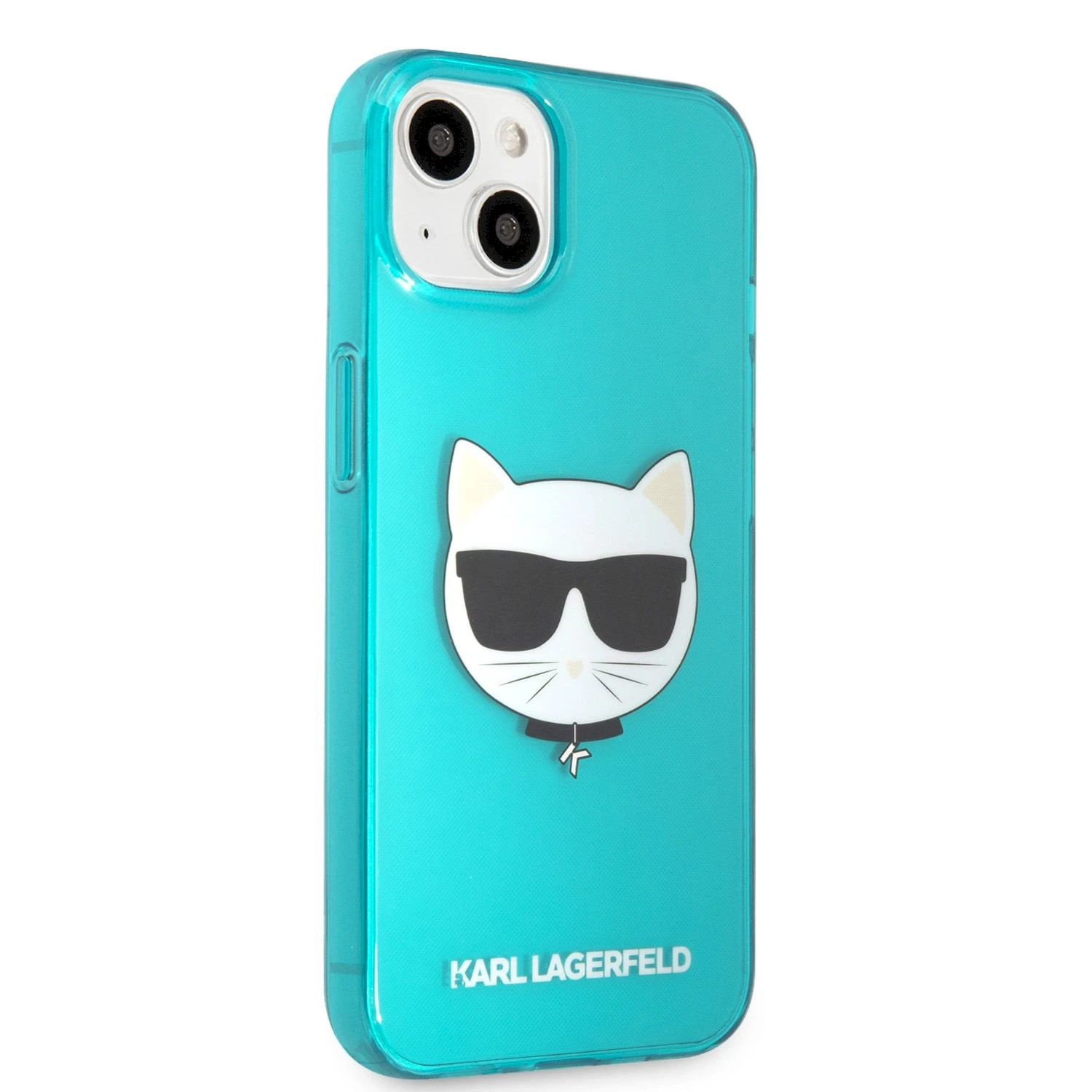 Karl Lagerfeld KIETAS DĖKLAS KLHCP13SCHTRB IPHONE 13 MINI BLIZGANTIS CHOUPETTE FUN Mėlynas