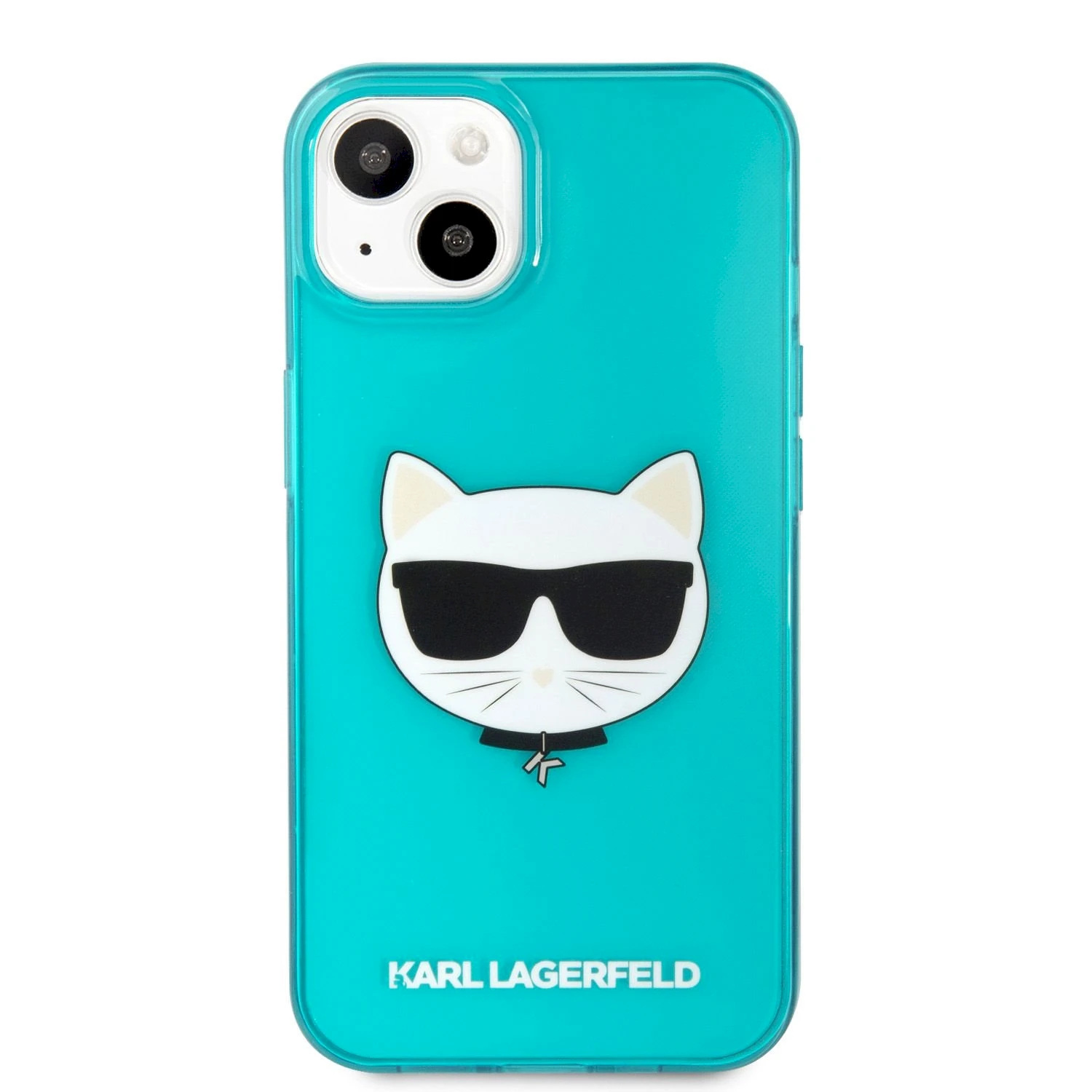 Karl Lagerfeld KIETAS DĖKLAS KLHCP13SCHTRB IPHONE 13 MINI BLIZGANTIS CHOUPETTE FUN Mėlynas