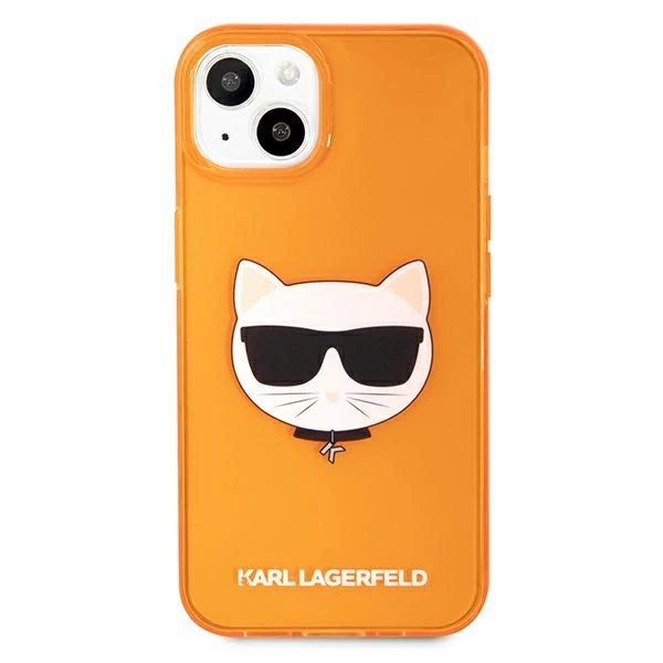 Dėklas Karl Lagerfeld iPhone 13 mini, oranžinis